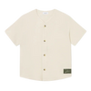 Barry Short Sleeve Baseball Jersey Shirt - Ivory