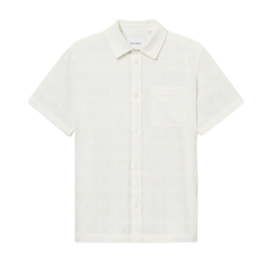 Charlie Short Sleeve Shirt - Light Ivory