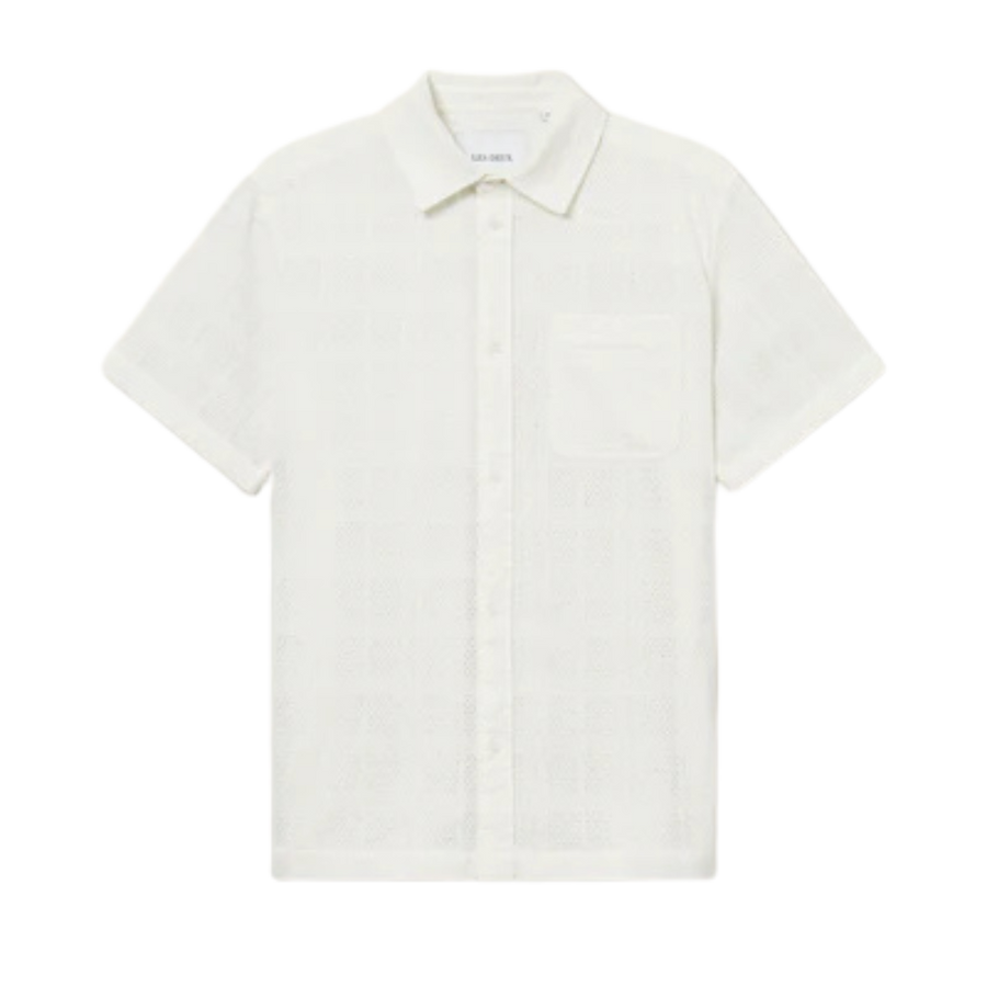 Charlie Short Sleeve Shirt - Light Ivory