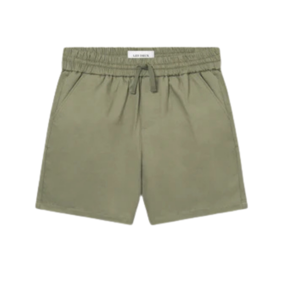 Otto Cotton Shorts - Lichen Green