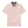 Vintage Slub Pocket Polo - Dusty Rose Stripe