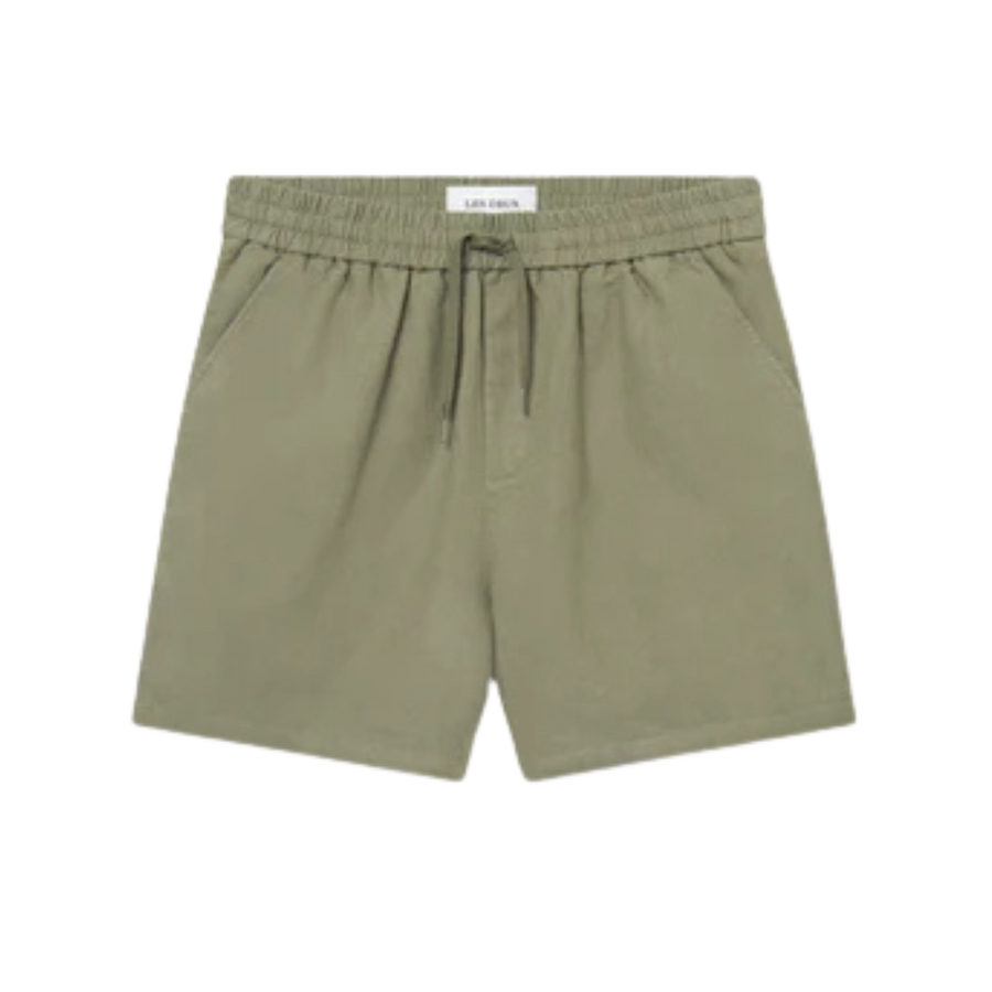 Otto Linen Shorts - Lichen Green