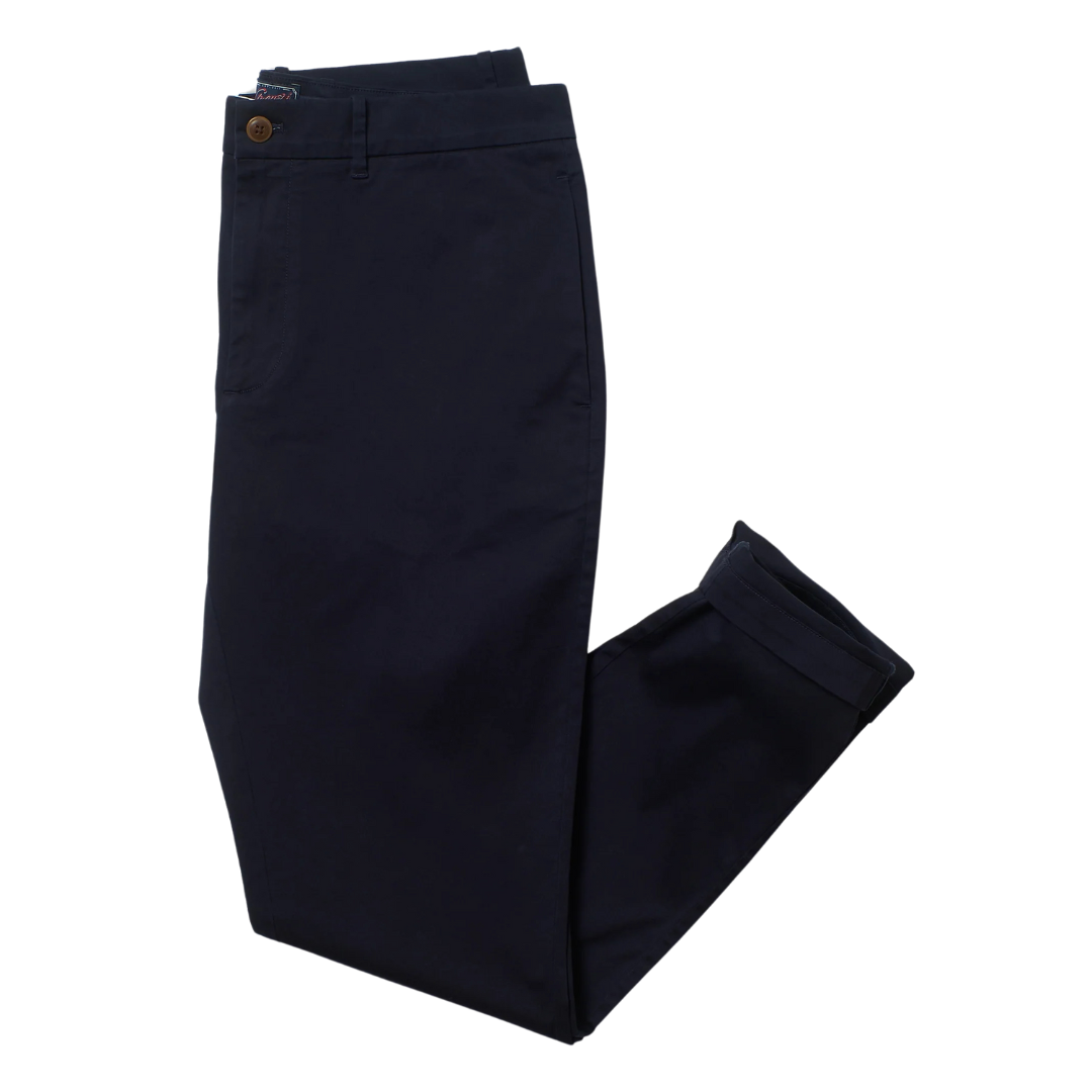 Thompson Flex Stretch Slim Chino - Dark Navy