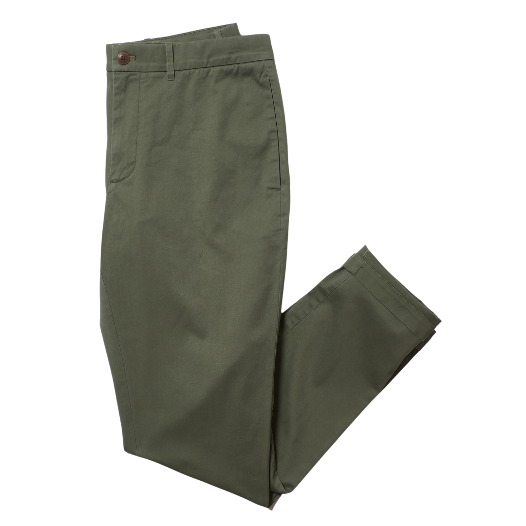 Thompson Flex Stretch Slim Chino - Olive