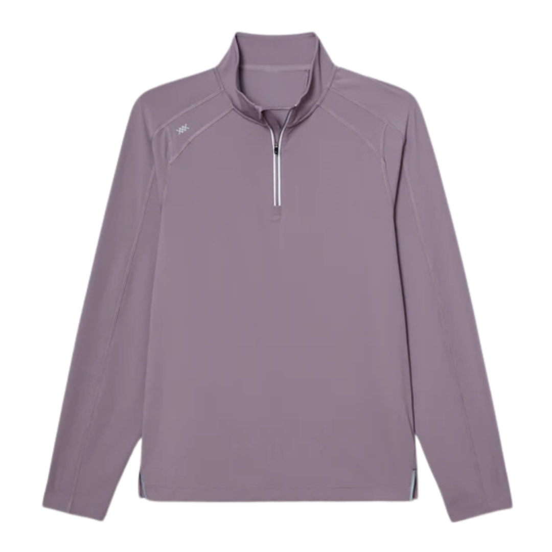 Rise 1/4 Zip - Gray Plum Stone