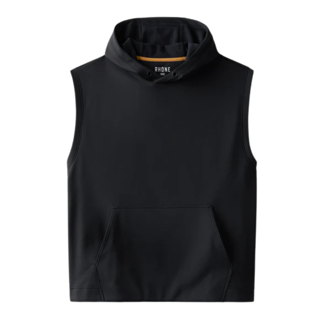 Range Sleeveless Hoodie - Black