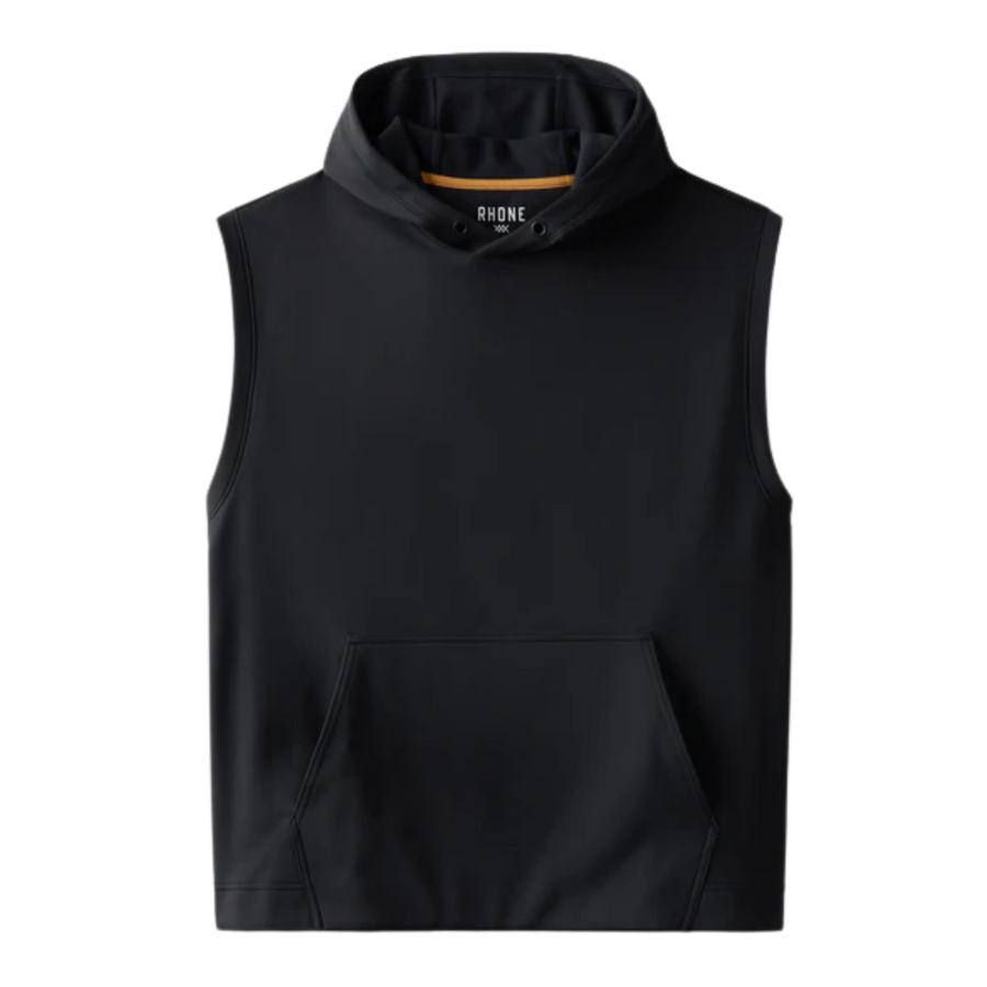 Range Sleeveless Hoodie - Black