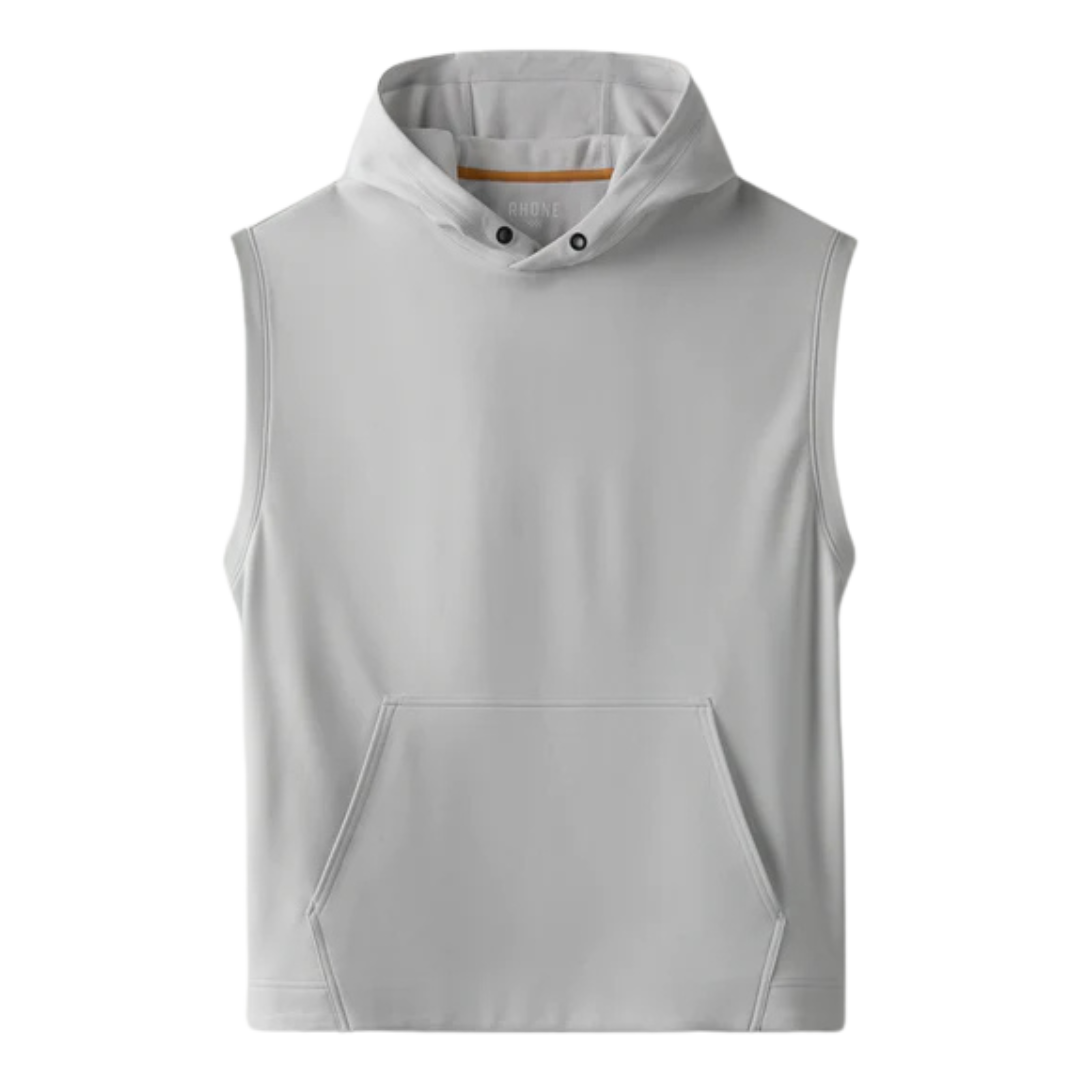 Range Sleeveless Hoodie - Sleet Gray