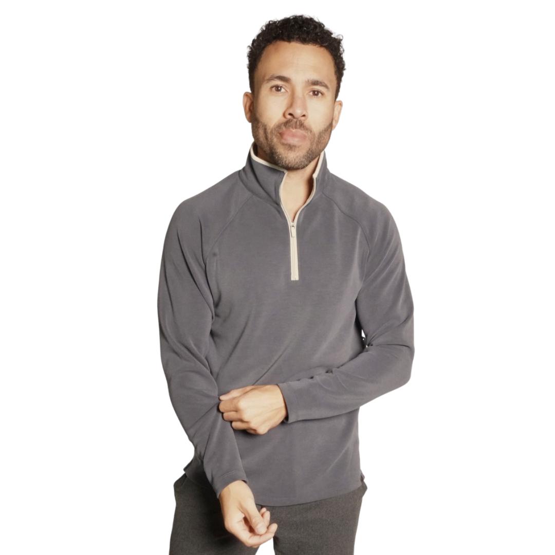 Later On Quarter Zip -- Indigo Night