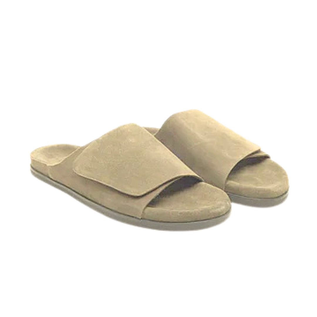 Wilhelm Suede Velcro Sandal - Desert Taupe