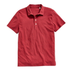 Pensacola Stripe Polo - Rosewood Mahogany