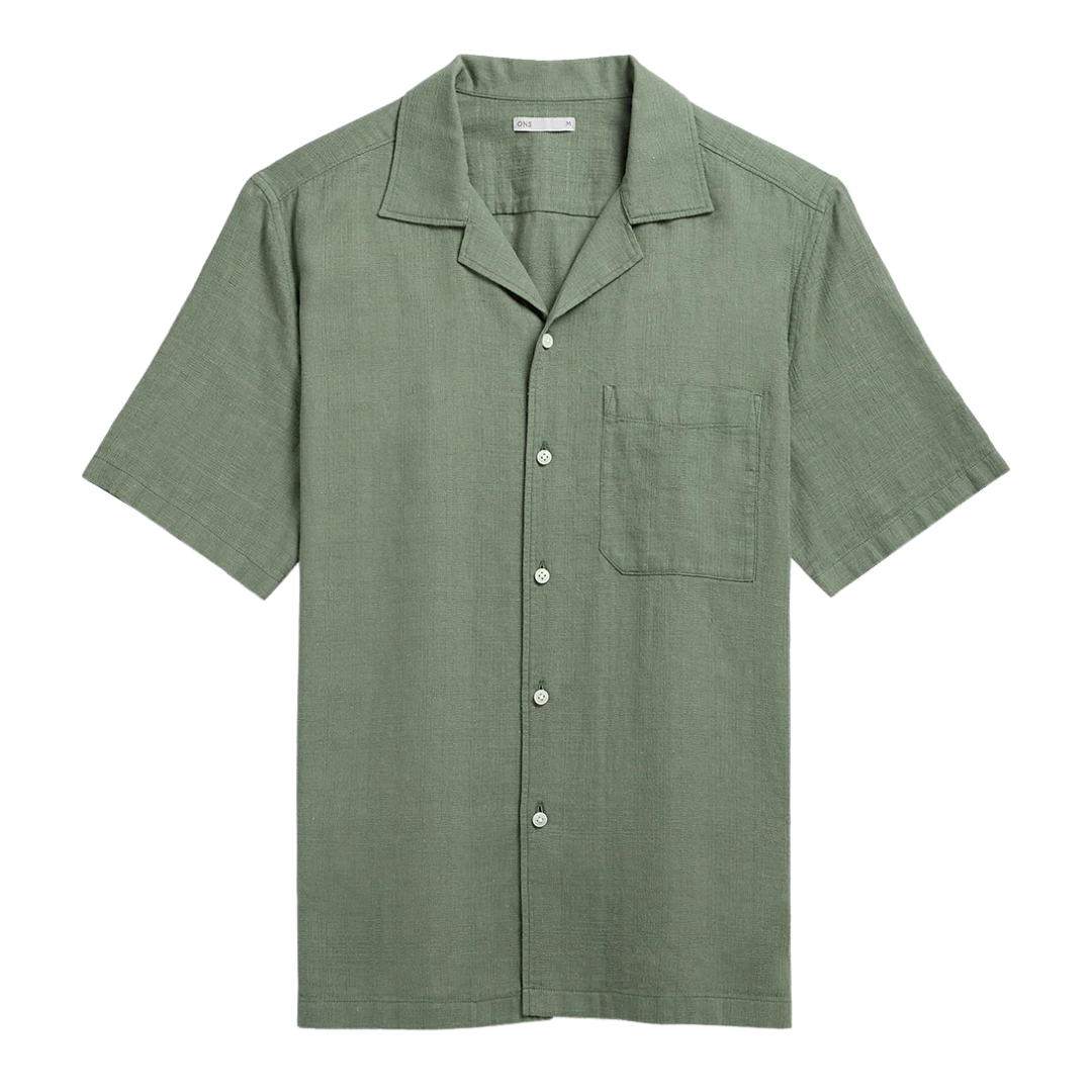 Rockaway Linen Cotton Shirt - Tea