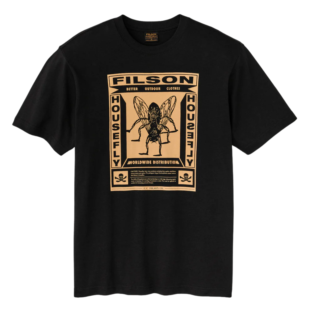 Filson x Housefly Frontier Graphic Tee - Black