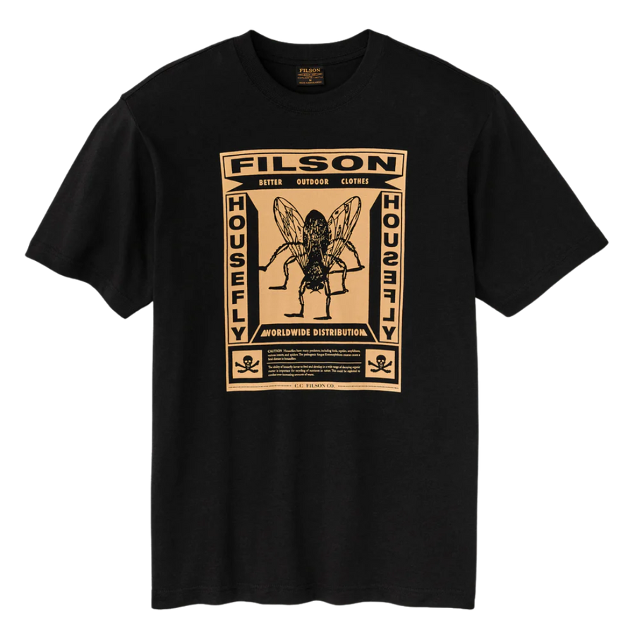 Filson x Housefly Frontier Graphic Tee - Black