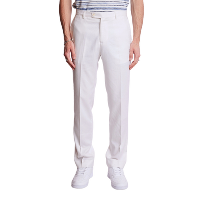 Downing Pants - White Linen