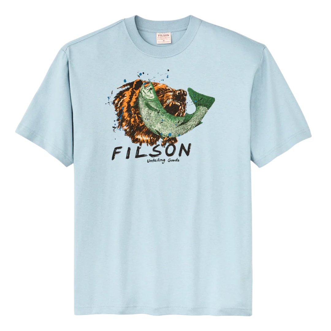 Frontier Graphic T-Shirt - Dusty Blue - Dinner