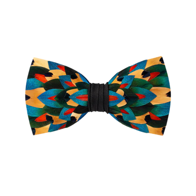 Nassau Bow Tie - Pheasant & Peacock Feathers
