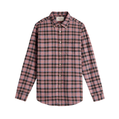 Cais Flannel Shirt - Pink Plaid