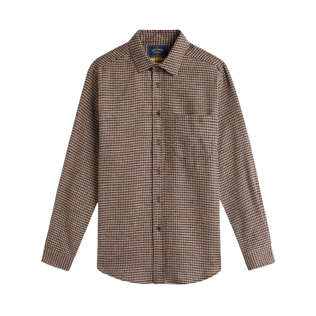 Pied Poule Houndstooth - Navy