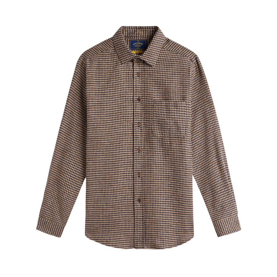 Pied Poule Houndstooth - Navy