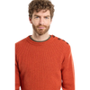 Lambswool Fisherman's Sweater - Paprika