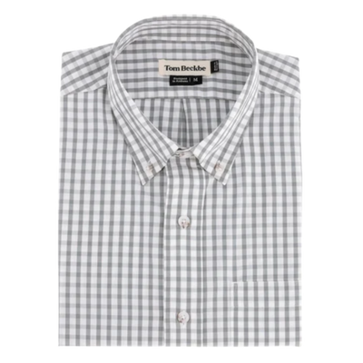 Monroe Poplin Shirt - Grey Green