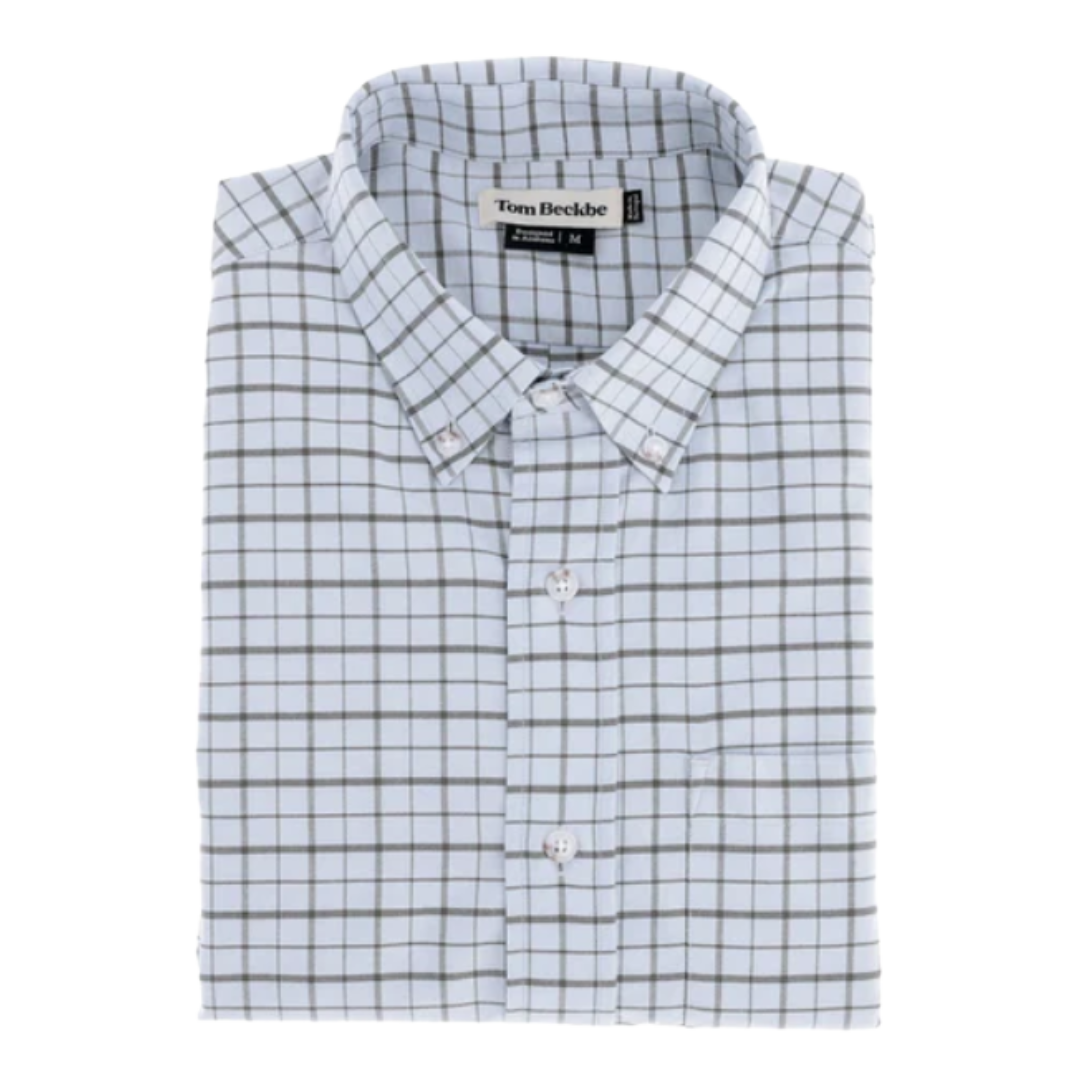 Culver Oxford Shirt - Olive Blue