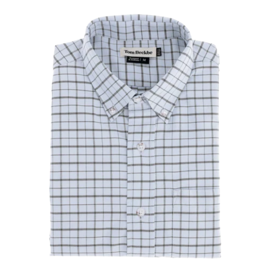 Culver Oxford Shirt - Olive Blue