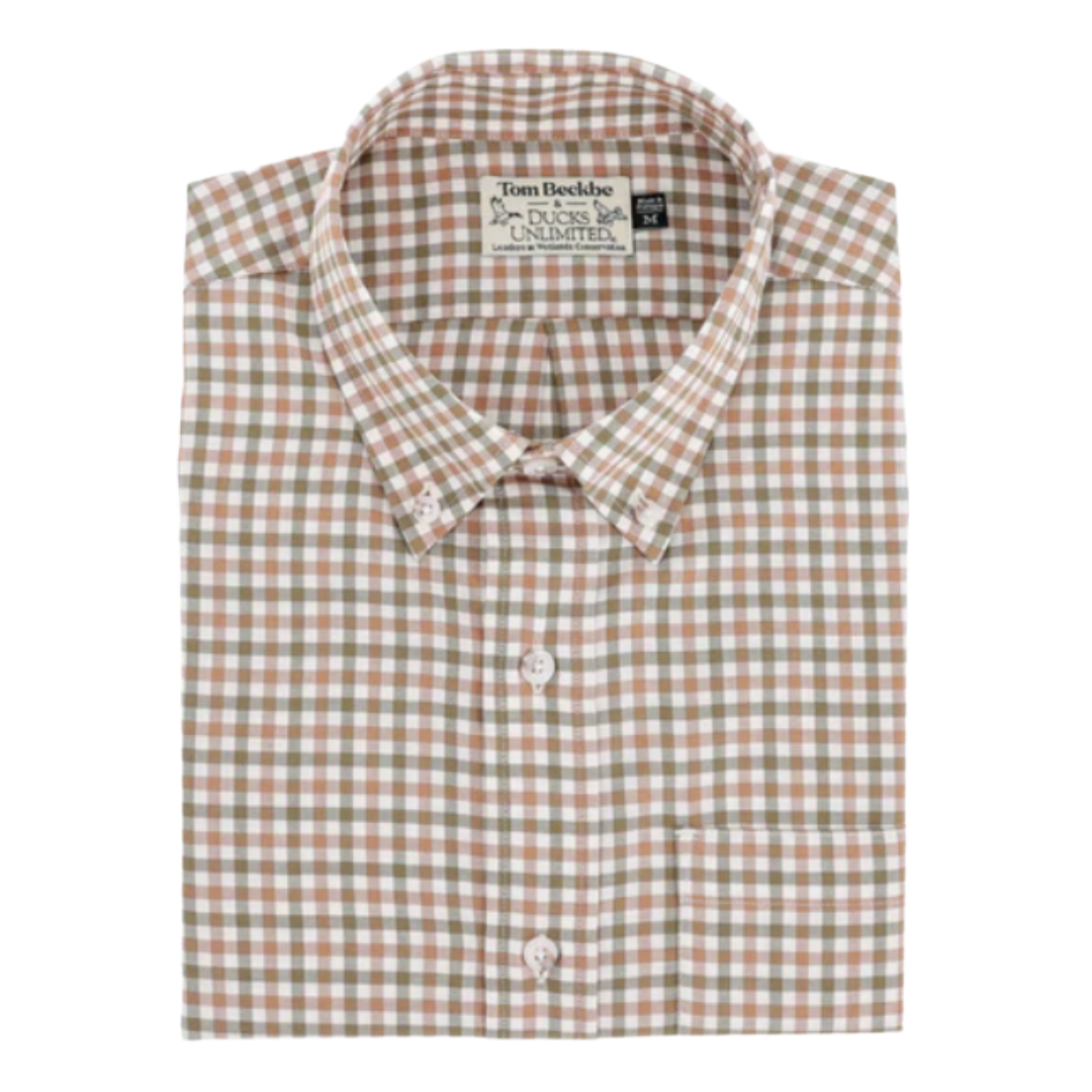 Knapp Cotton Twill Sport Shirt - Pin Oak