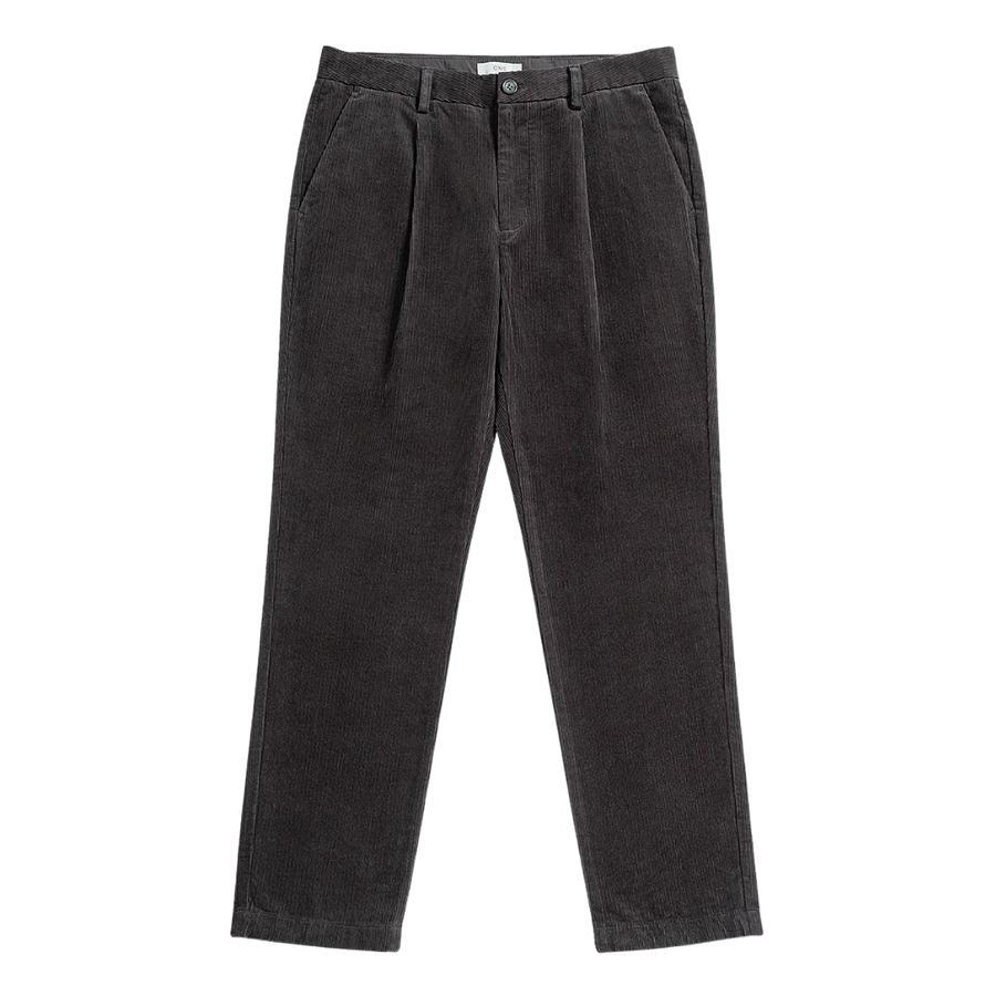 Niles Corduroy Trouser - Dark Grey