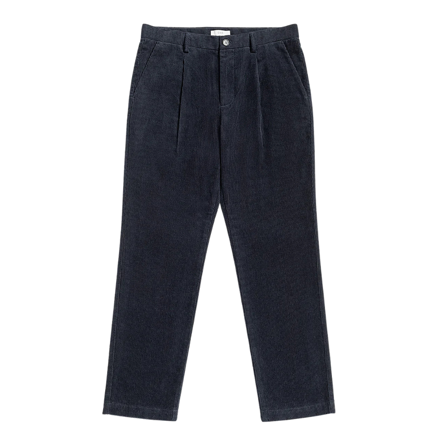 Niles Corduroy Trouser - Dark Navy