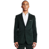 Ashton Slim Peak Jacket - Forest Green Corduroy