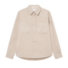 Lennon Boucle Overshirt - Ivory