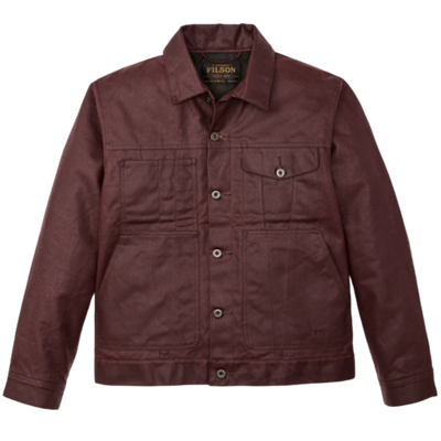 Tin Cloth Short Lined Cruiser Jacket - Fired Brick