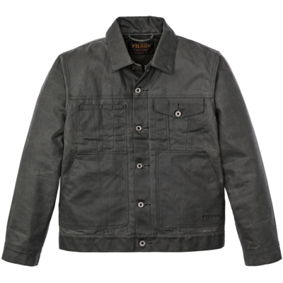 Tin Cloth Short Lined Cruiser Jacket - Castor Gray