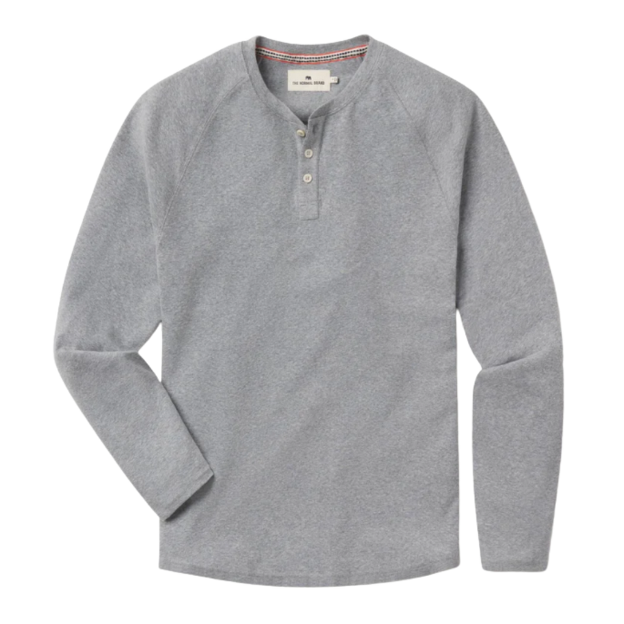 Puremeso Everyday Henley -  Athletic Grey