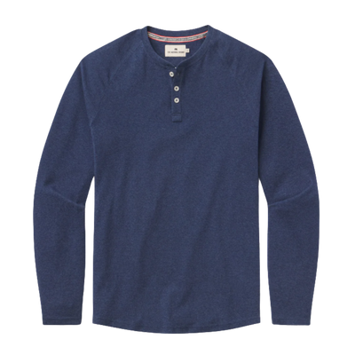 Puremeso Everyday Henley - Indigo Blue