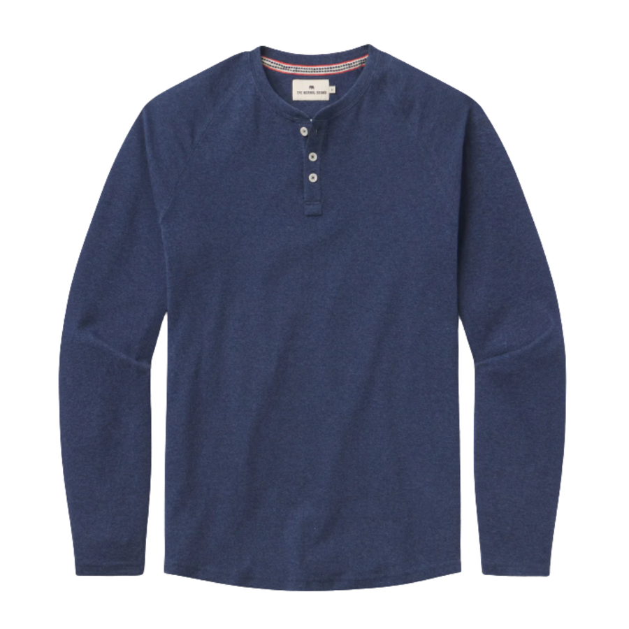 Puremeso Everyday Henley - Indigo Blue