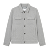 Nash Twill Wool Jacket - Grey Melange