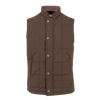 Burgess Quilted Vest - Rye Brown