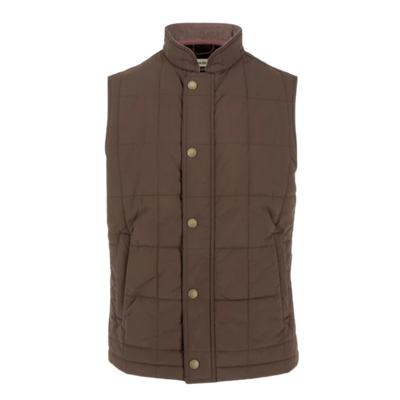 Burgess Quilted Vest - Rye Brown