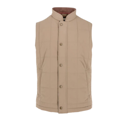 Burgess Quilted Vest - Tan