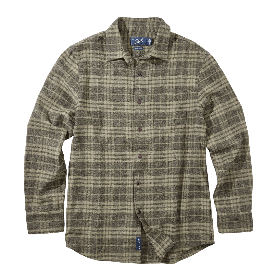 Jaspe Midweight Flannel - Agave Gray