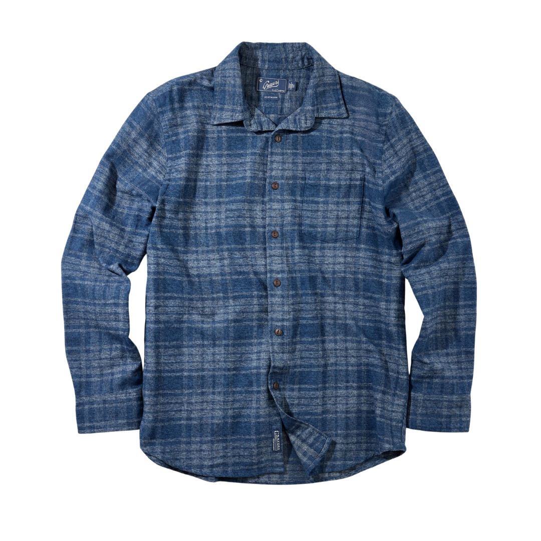 Jaspe Midweight Flannel - Blue Hues