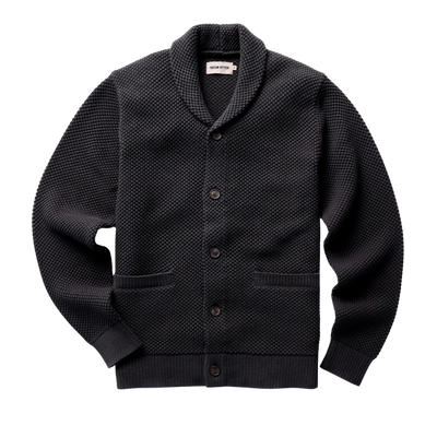 The Crawford Cardigan Sweater - Charcoal