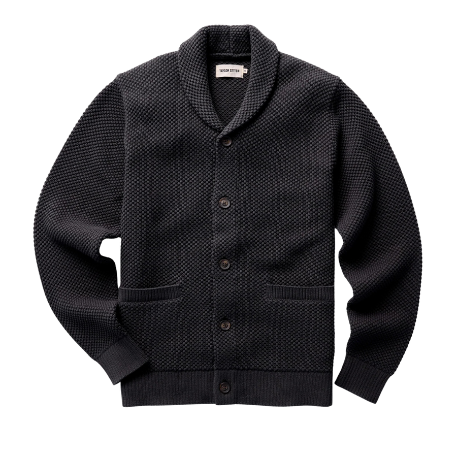 The Crawford Cardigan Sweater - Charcoal