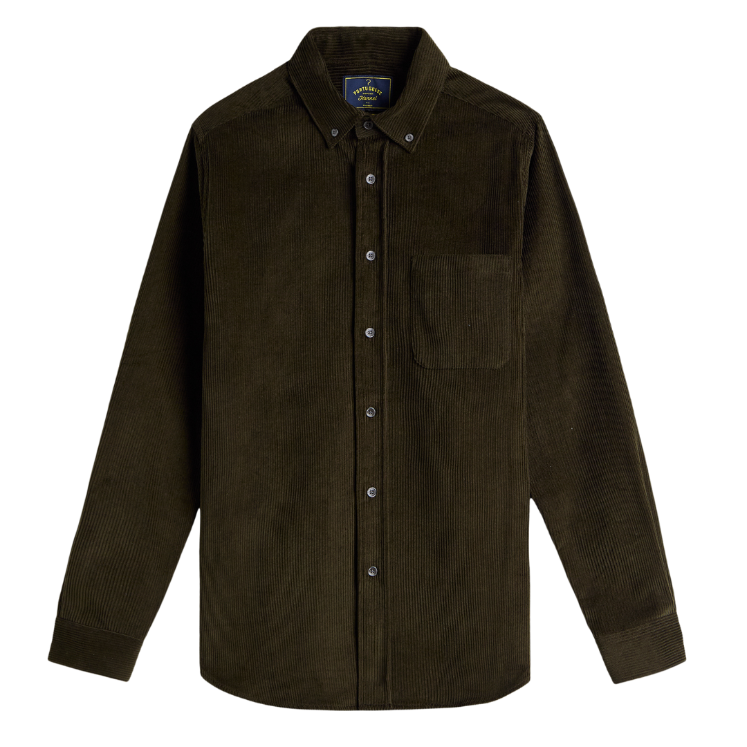 Lobo Corduroy Shirt - Olive