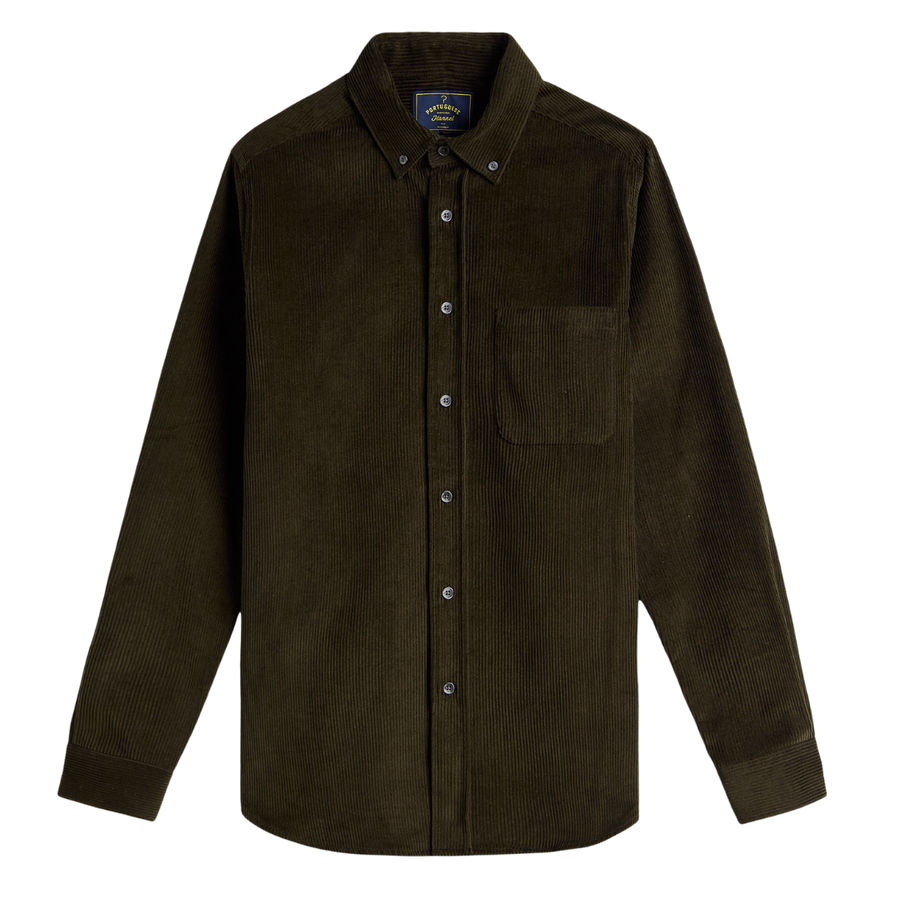 Lobo Corduroy Shirt - Olive