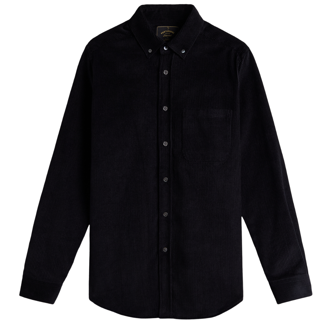 Lobo Corduroy Shirt - Black