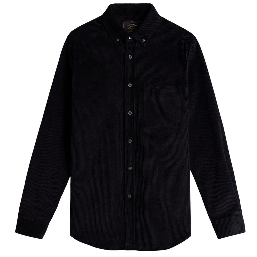 Lobo Corduroy Shirt - Black